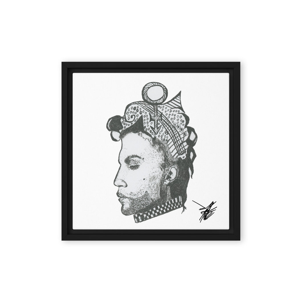 Prince Framed canvas